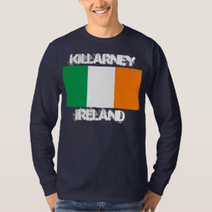 Killarney, Ireland with Irish flag T-Shirt