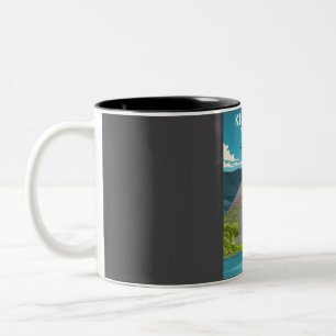 Killarney National Park Vintage Minimal Nature Pos Two-Tone Coffee Mug