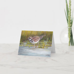 Killdeer at Hostetter Farm Bird Art Note Card