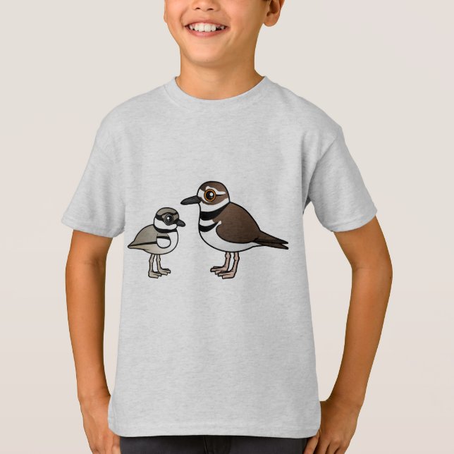 Killdeer & chick T-Shirt (Front)