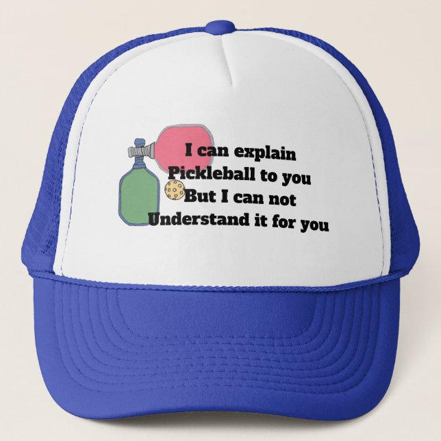 Killed by a pickle trucker hat (Front)