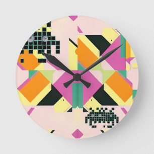 Killed Them with Memphis Designed Kindness Round Clock