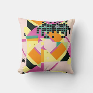 Killed Them with Memphis Designed Kindness Throw Pillow