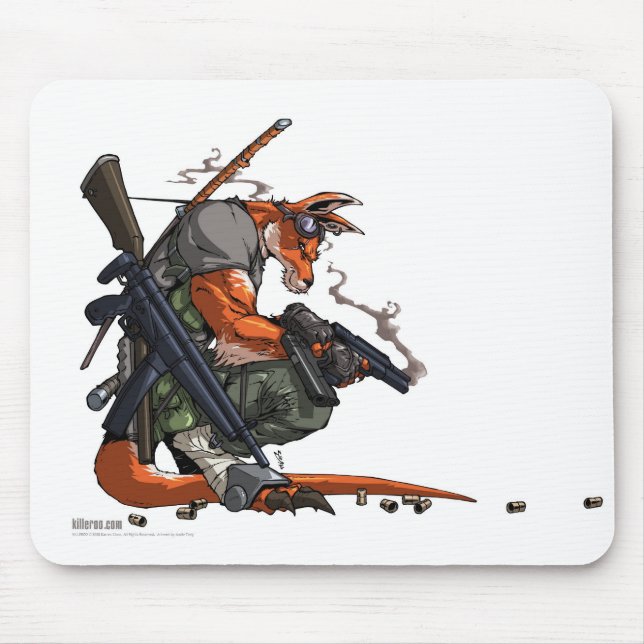 Killeoo mousepad by Andie Tong (Front)