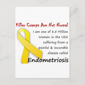 Killer Cramps are Not Normal! Postcard