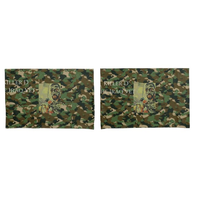 killer D The Iraq Vet Pillowcase (Front-Set)