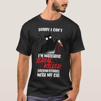 Killer Documentaries Funnyrue Crime Show Gift vint T-Shirt