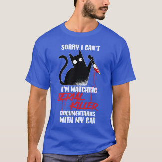 Killer Documentaries Funnyrue Crime Show Gift vint T-Shirt