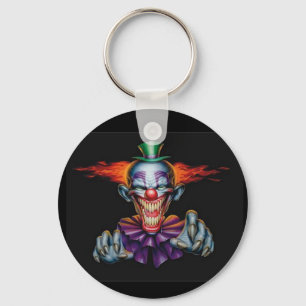 Killer Evil Clown Keychain