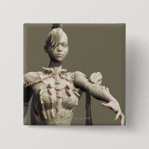 Killer Frost Alternate 2 Inch Square Button