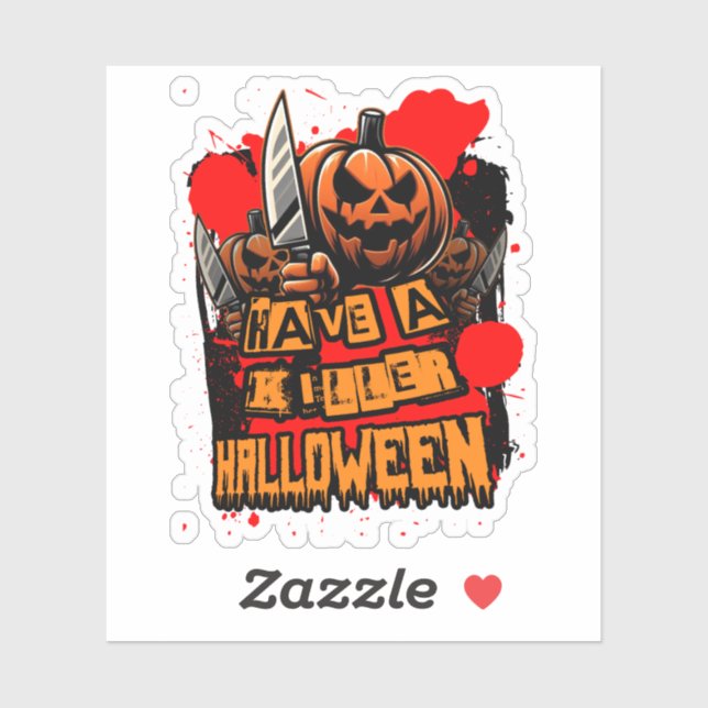 Killer Halloween Pumpkin (Sheet)