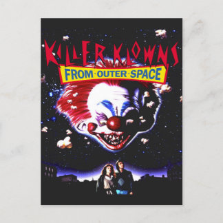 Killer Klowns Clowns From Outer Space Movie Horror Postcard