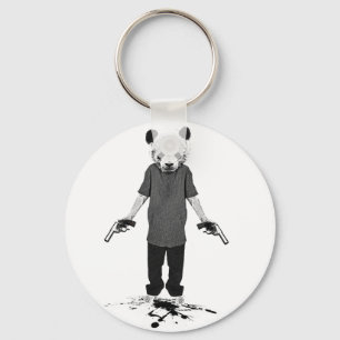 Killer panda keychain