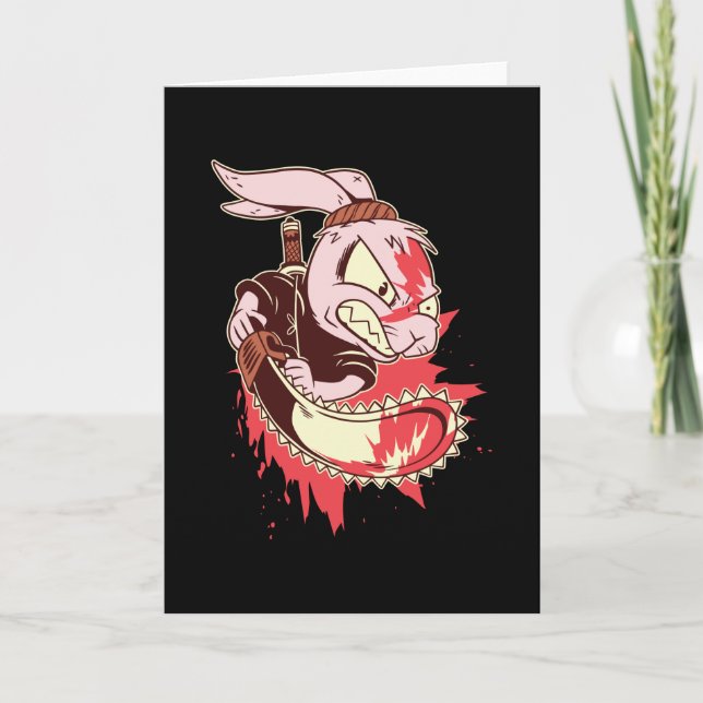 Killer rabbit card (Front)