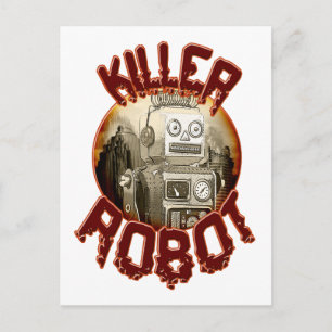 Killer Robot Postcard