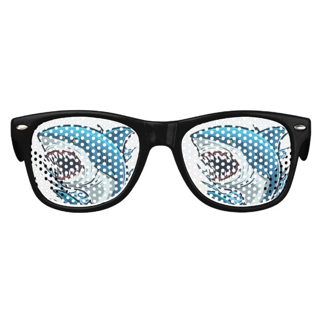 KILLER SHARK PARTY FUNGLASSES LUNETTES DE SOLEIL (Devant)