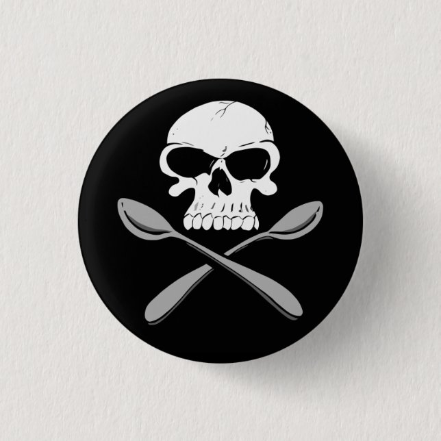 Killer Spoons Badge 1 Inch Round Button (Front)