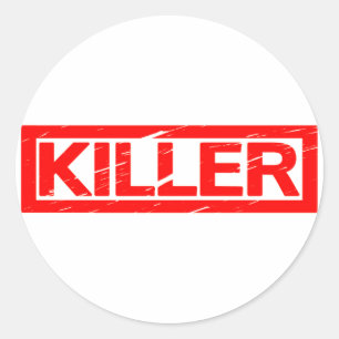 Killer Stamp Classic Round Sticker