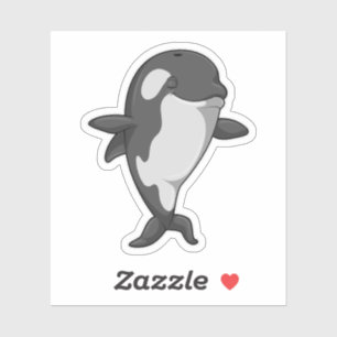 Killer whale at Yoga Fitness in Standing
