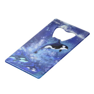 Killer Whale Bottle Opener Credit Card Bottle Opener