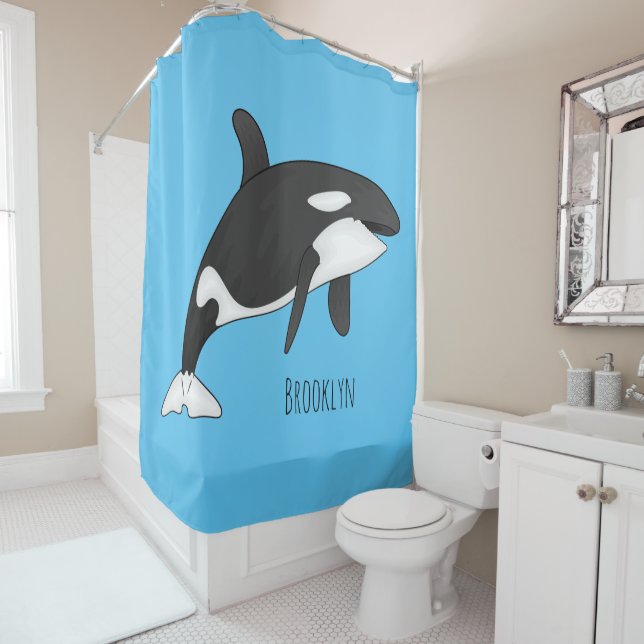 Killer whale cartoon illustration (In Situ)
