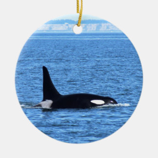 Killer Whale Ceramic Ornament