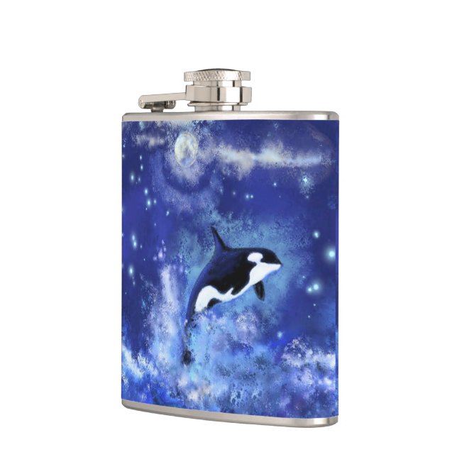 Killer Whale Flask (Left)