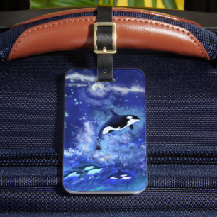 Killer Whale Luggage Tag