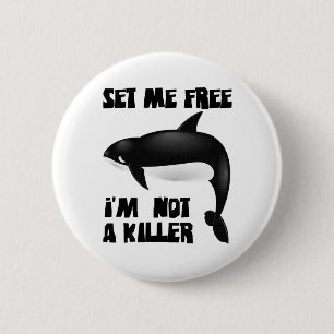 Killer Whale - Orca 2 Inch Round Button