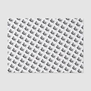 Killer Whale Orca on Bike Tissue Paper
