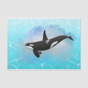 Killer Whale Tissue Paper