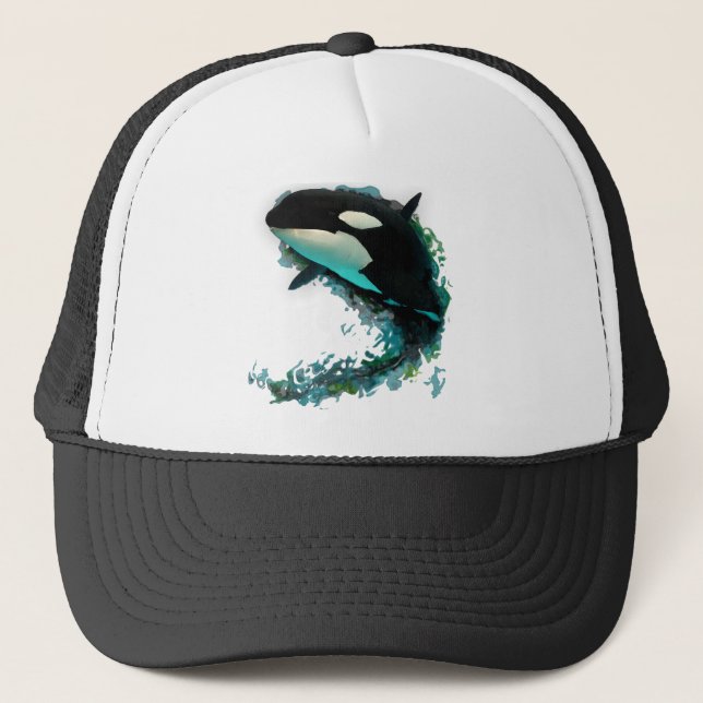 Killer Whale Trucker Hat (Front)