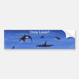Killer Whales Bumper Sticker