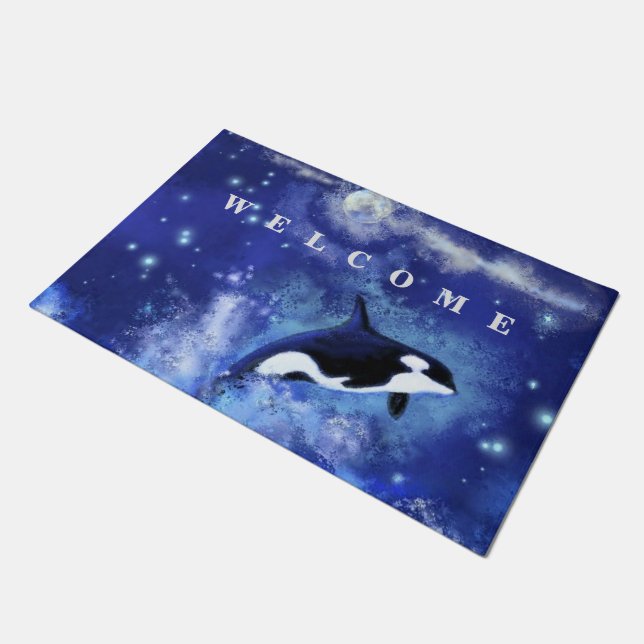 Killer Whales Doormat (Angled)