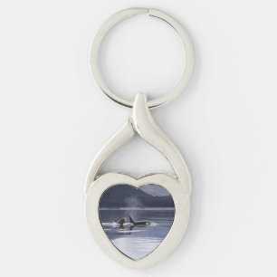 Killer Whales Keychain
