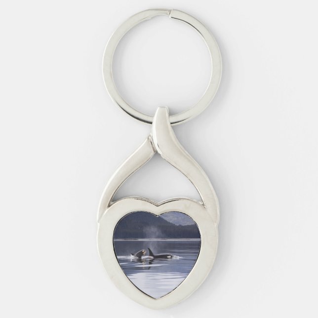 Killer Whales Keychain (Front)