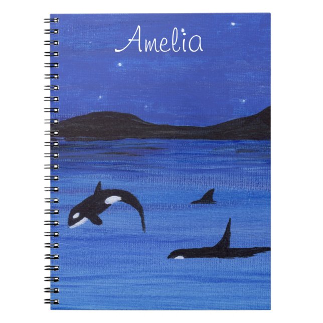 Killer Whales Notebook (Front)