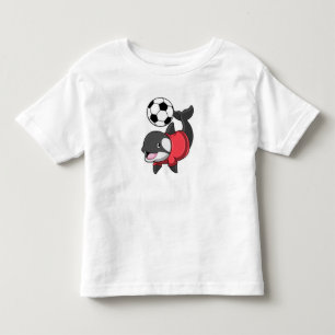 Killerwhale as Soccer player with Soccer Toddler T-shirt