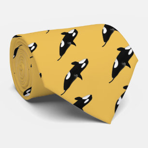 Killerwhale , Orcinus orca Tie