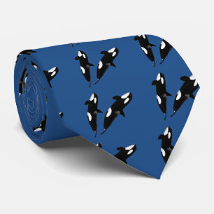 Killerwhale , Orcinus orca Tie