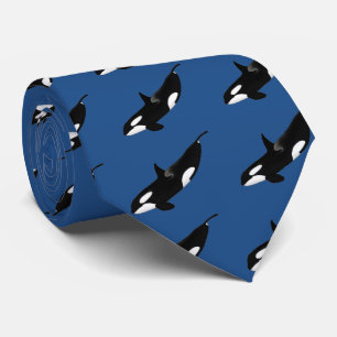 Killerwhale , Orcinus orca Tie