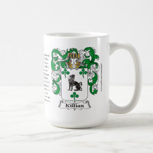 Killian, the Origin, the Meaning and the Crest Coffee Mug