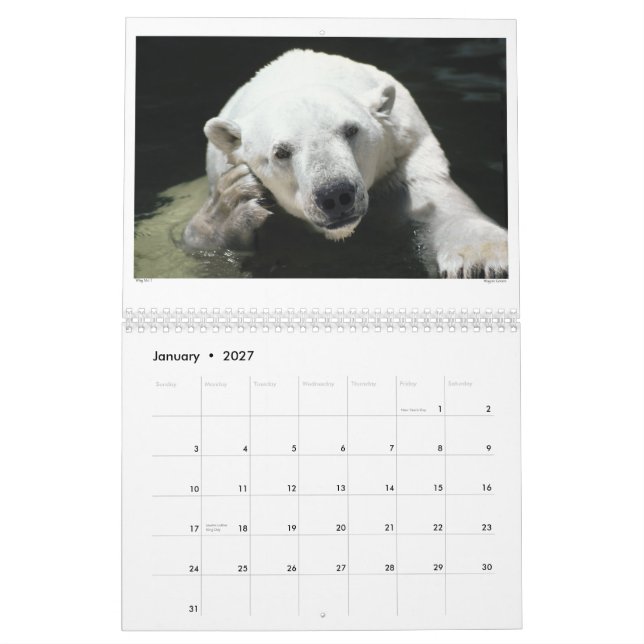 Killian's Kalendar Calendar (Jan 2027)