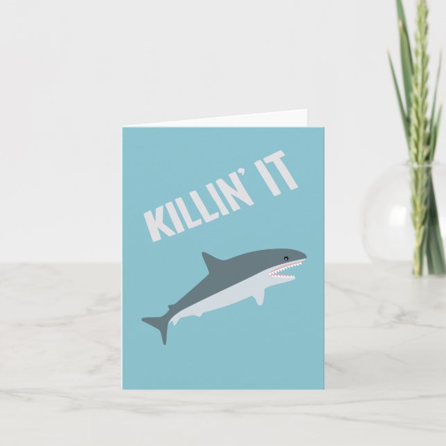 Killin It Shark Card (Front)