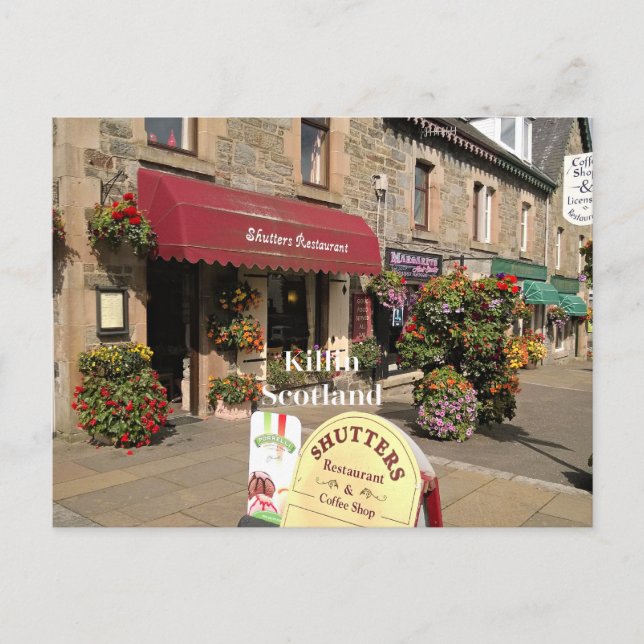 Killin Scotland Postcard (Front)