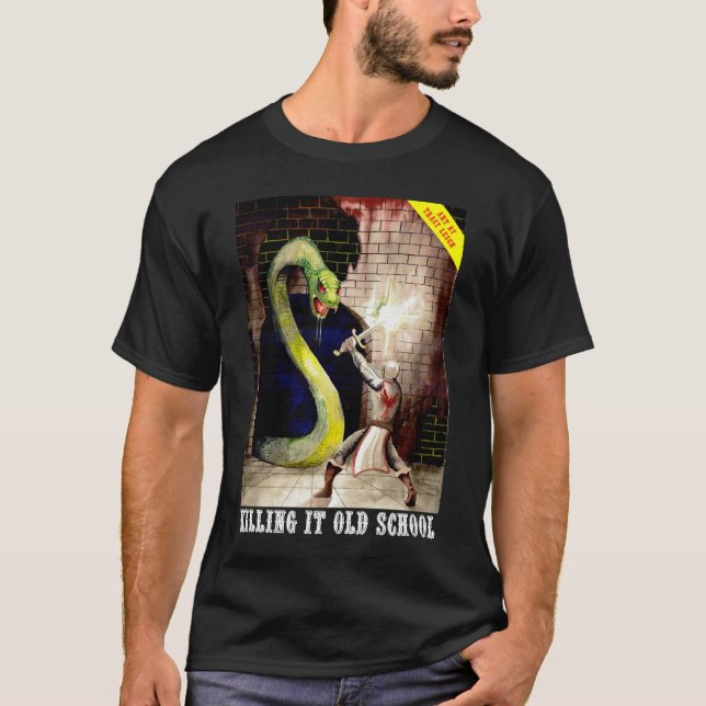 Killing It Old School Dark T-Shirt (Front)