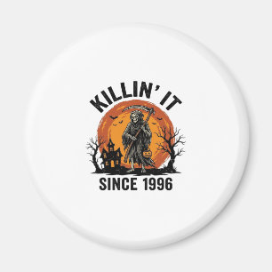 Killing It Since 1996 Vintage Halloween Reaper Des Magnet