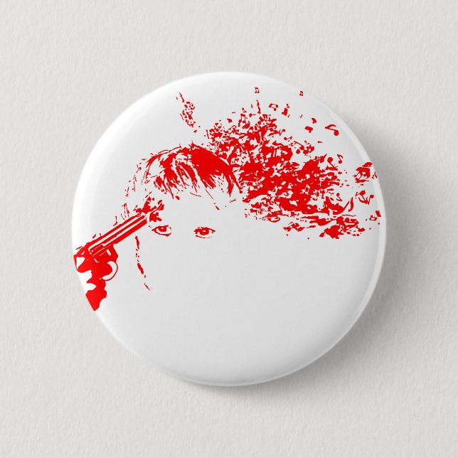 killing me softly 2 inch round button (Front)