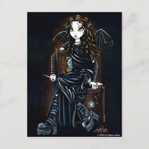 "Killing Time" Dark Fae Postcard