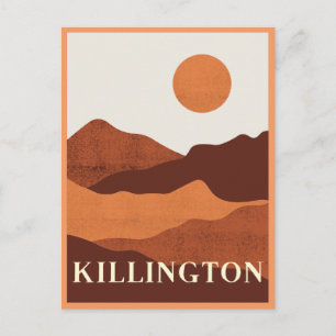Killington, Vermont Mountains Landscape Postcard